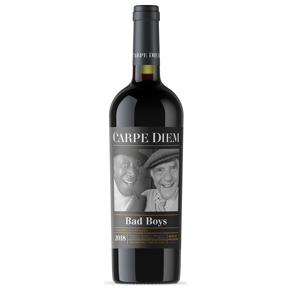Carpe Diem Bad Boys vin rosu sec 0,75 litri, 14% alcool, recolta 2018