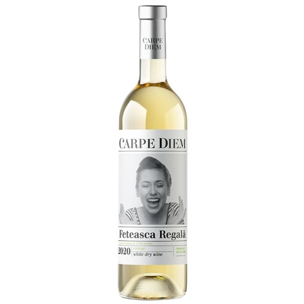 Carpe Diem Feteasca Regala vin alb sec 0,75 litri, 12,5% alcool, recolta 2020